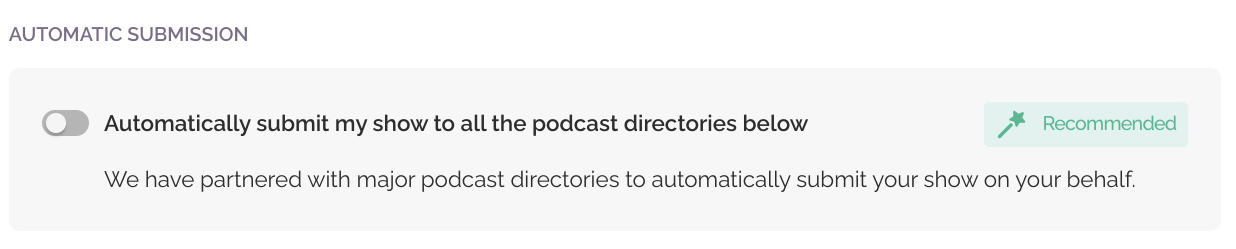 Submitting a show to podcast directories with RSS.com