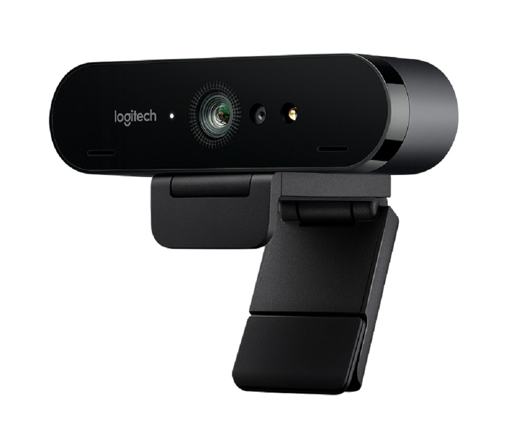 The logitech brio webcam for podcast recording