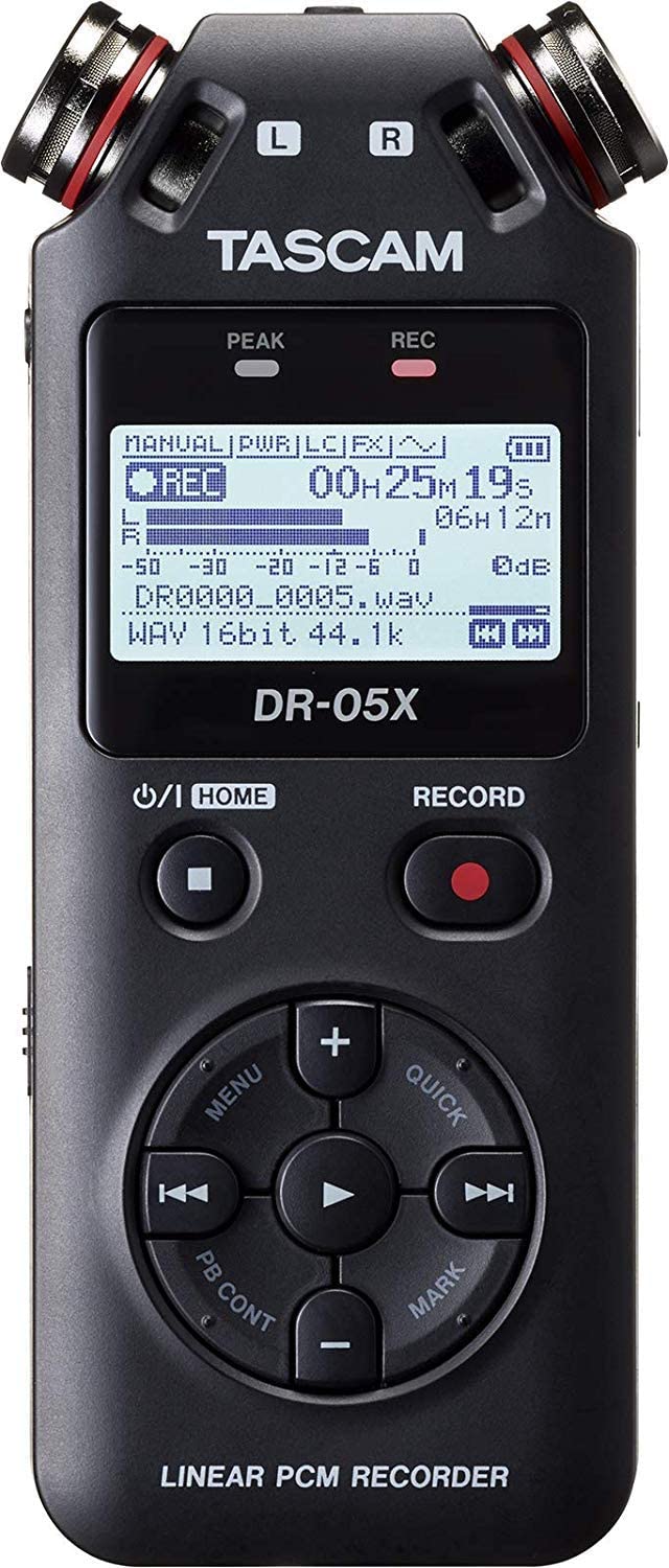 Tascam DR-05X Tascam best podcasting recorder