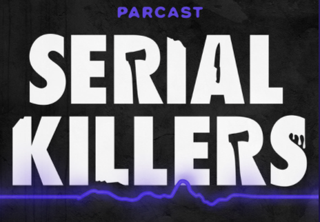 Serial Killers podcast logo.