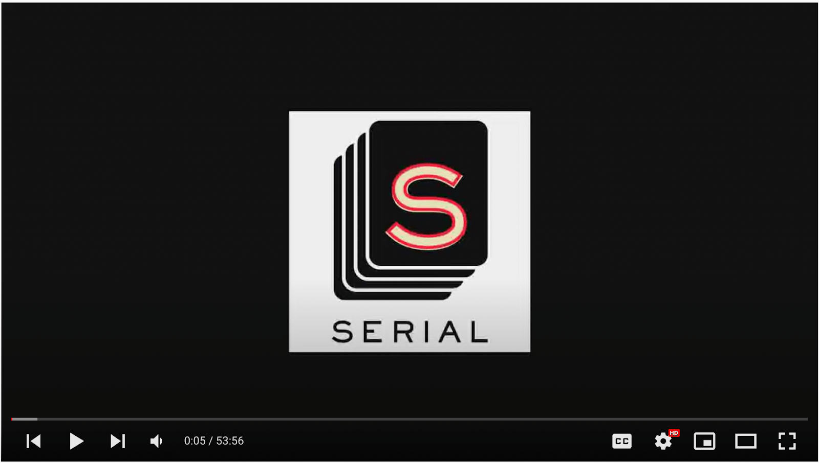 Serial Video Podcast